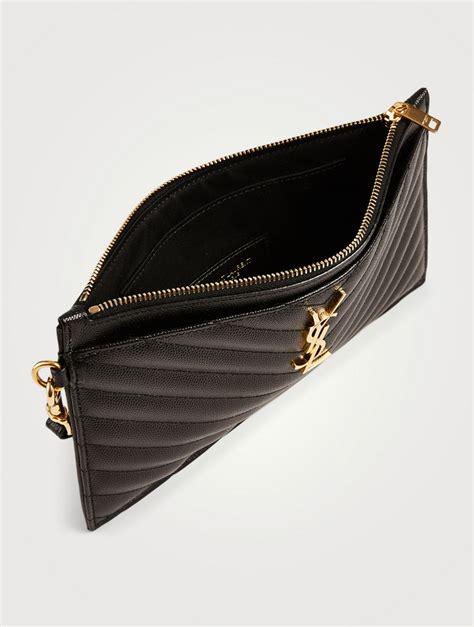 ysl pouch clutch.